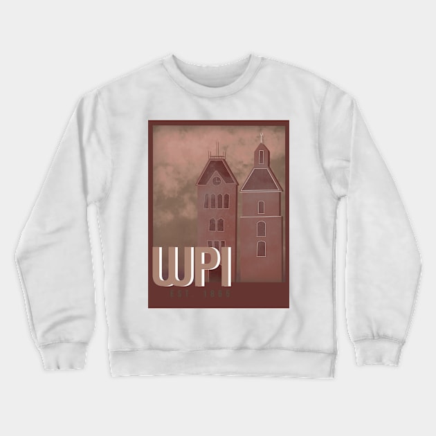 WPI Travel Poster Crewneck Sweatshirt by Rosemogo